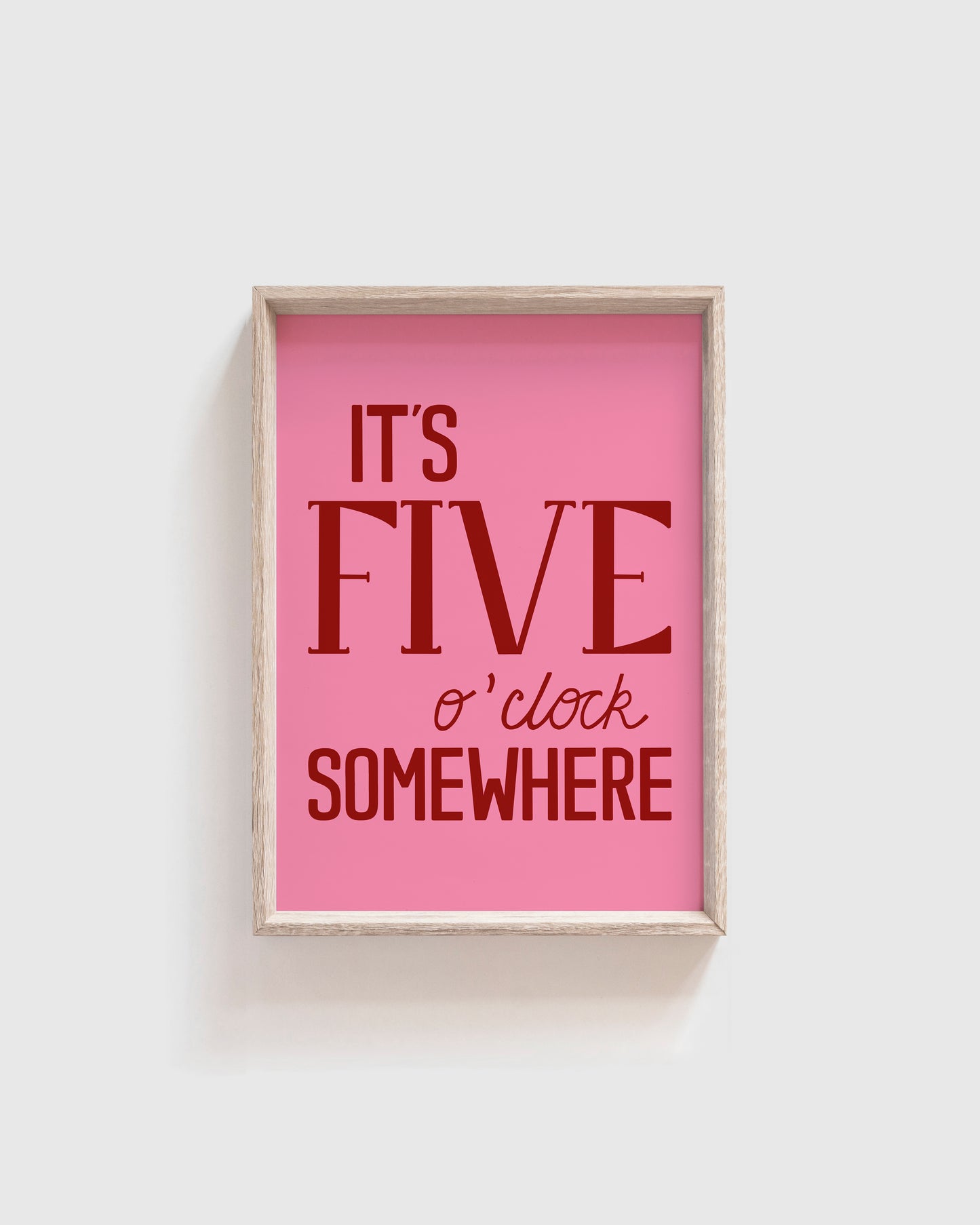 SAMPLE - 5 O'Clock Somewhere Pink