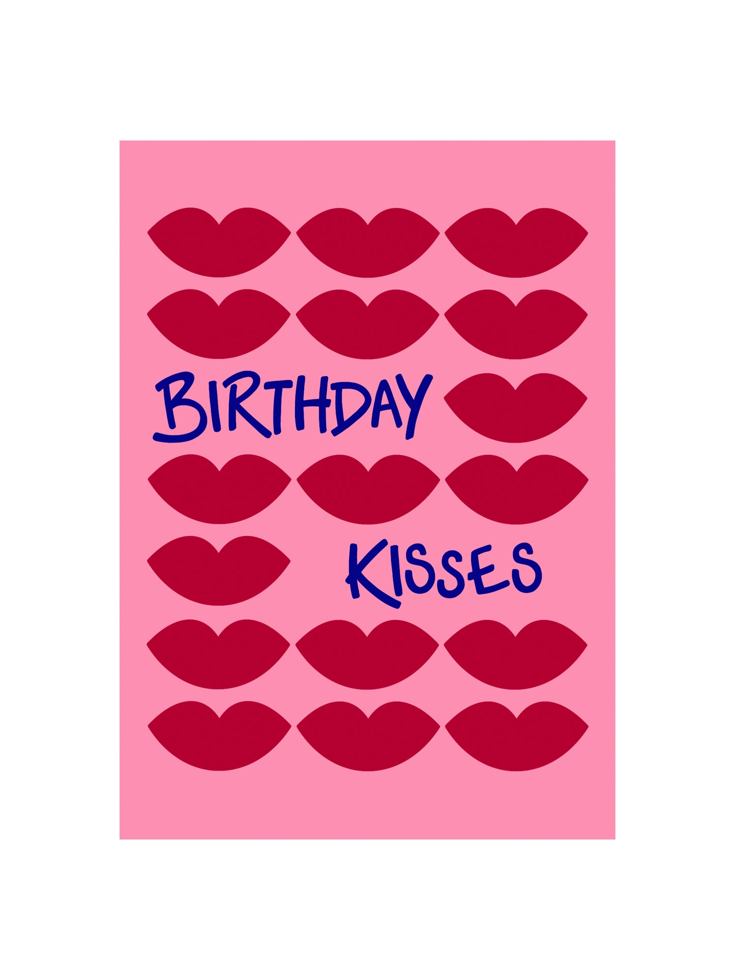 Birthday Kisses Card