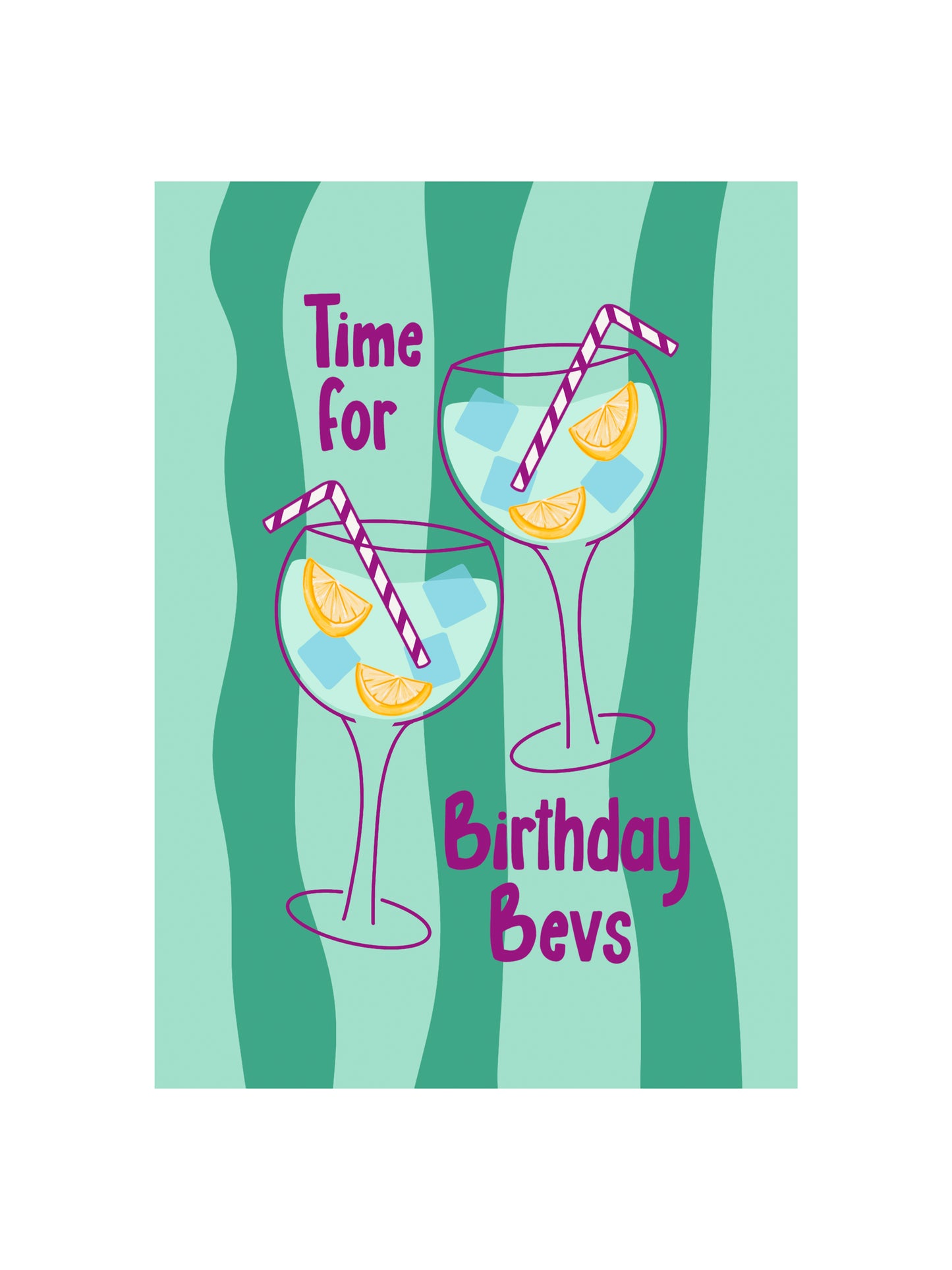 Birthday Gin Card