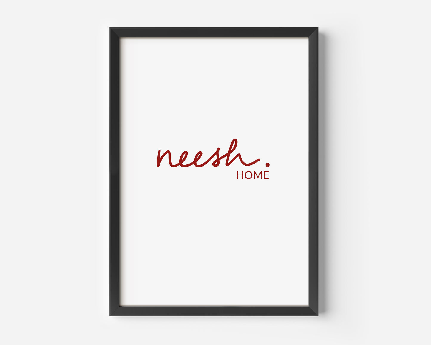 Black Wooden Frame