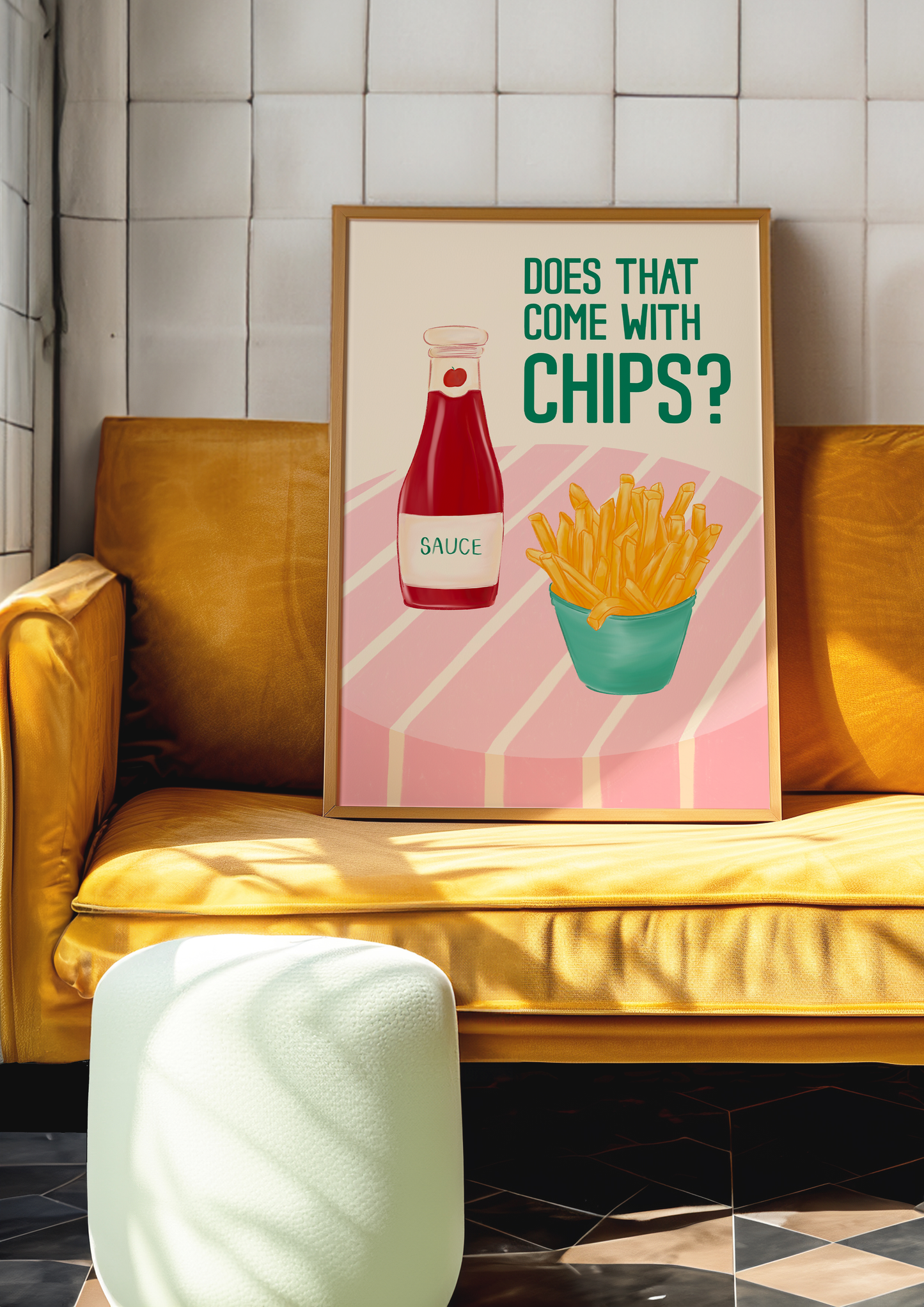 'Does that come with Chips?' Print