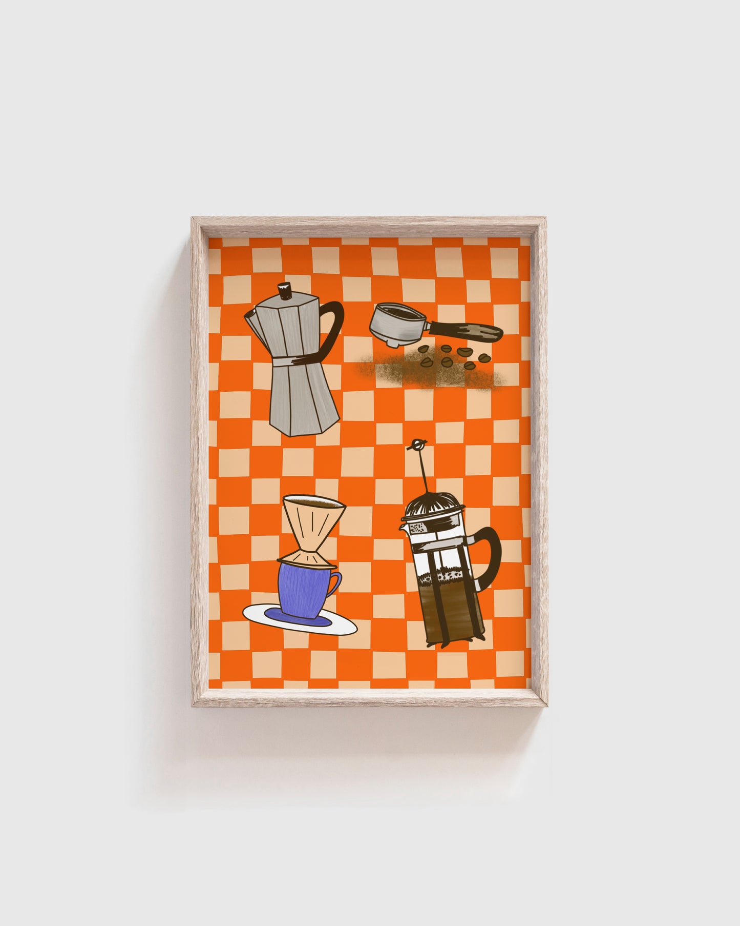 SAMPLE PRINT - Coffee Morning Orange