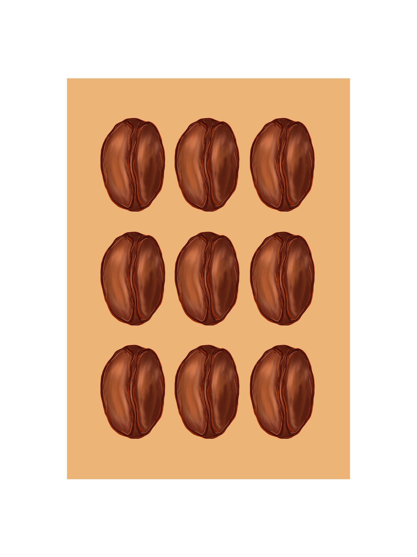 Coffee Bean Print