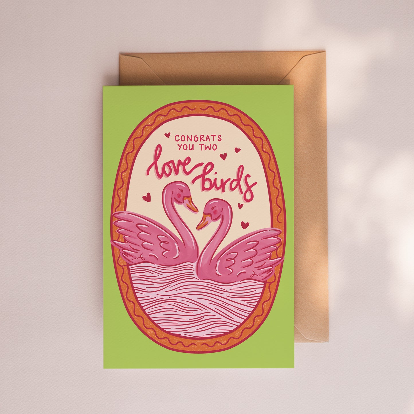 Congrats You Two Lovebirds Card
