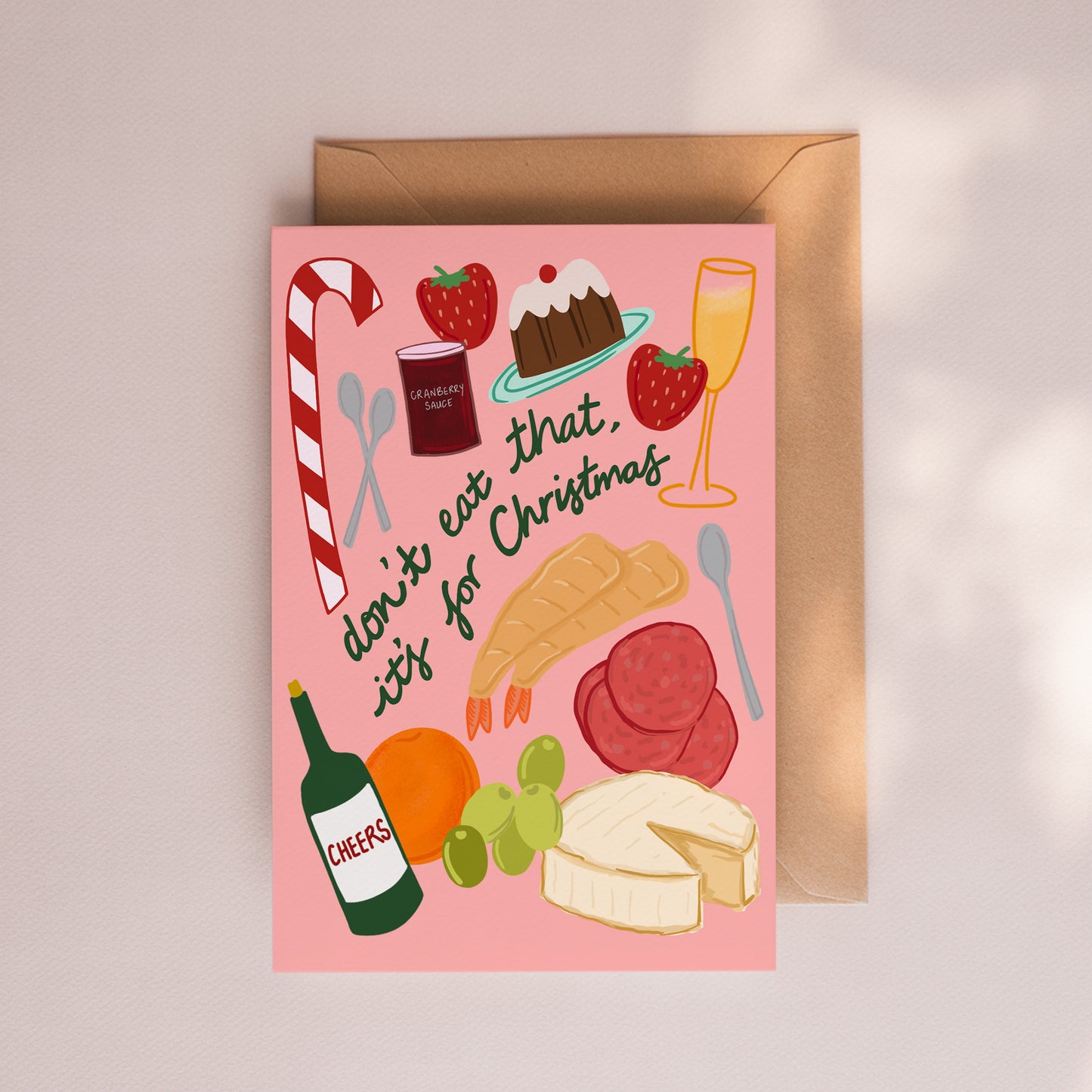 Don't Eat That, It's for Christmas Card