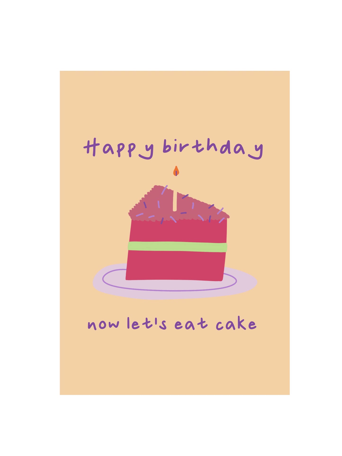 Eat Cake Card