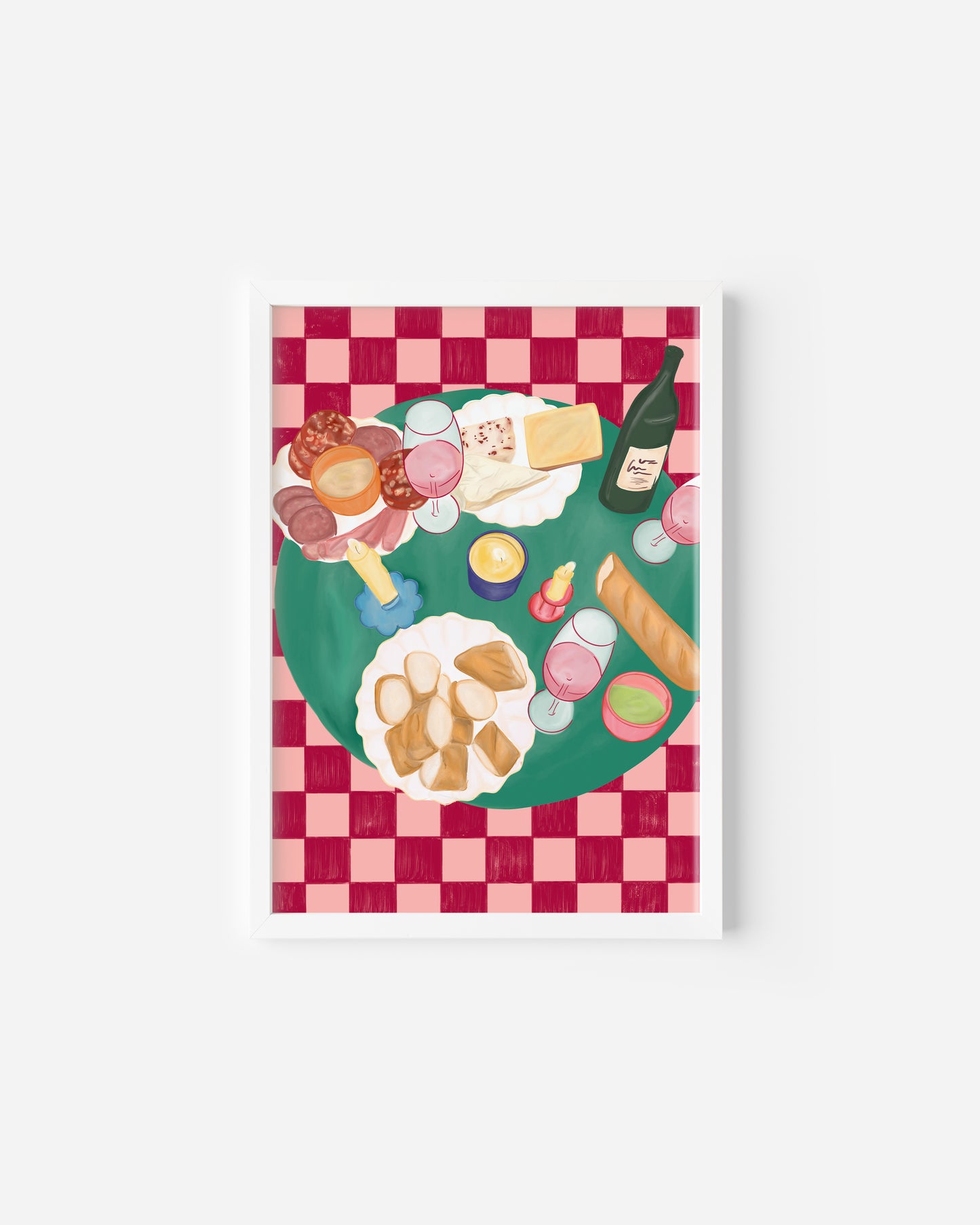 Girl Dinner Print