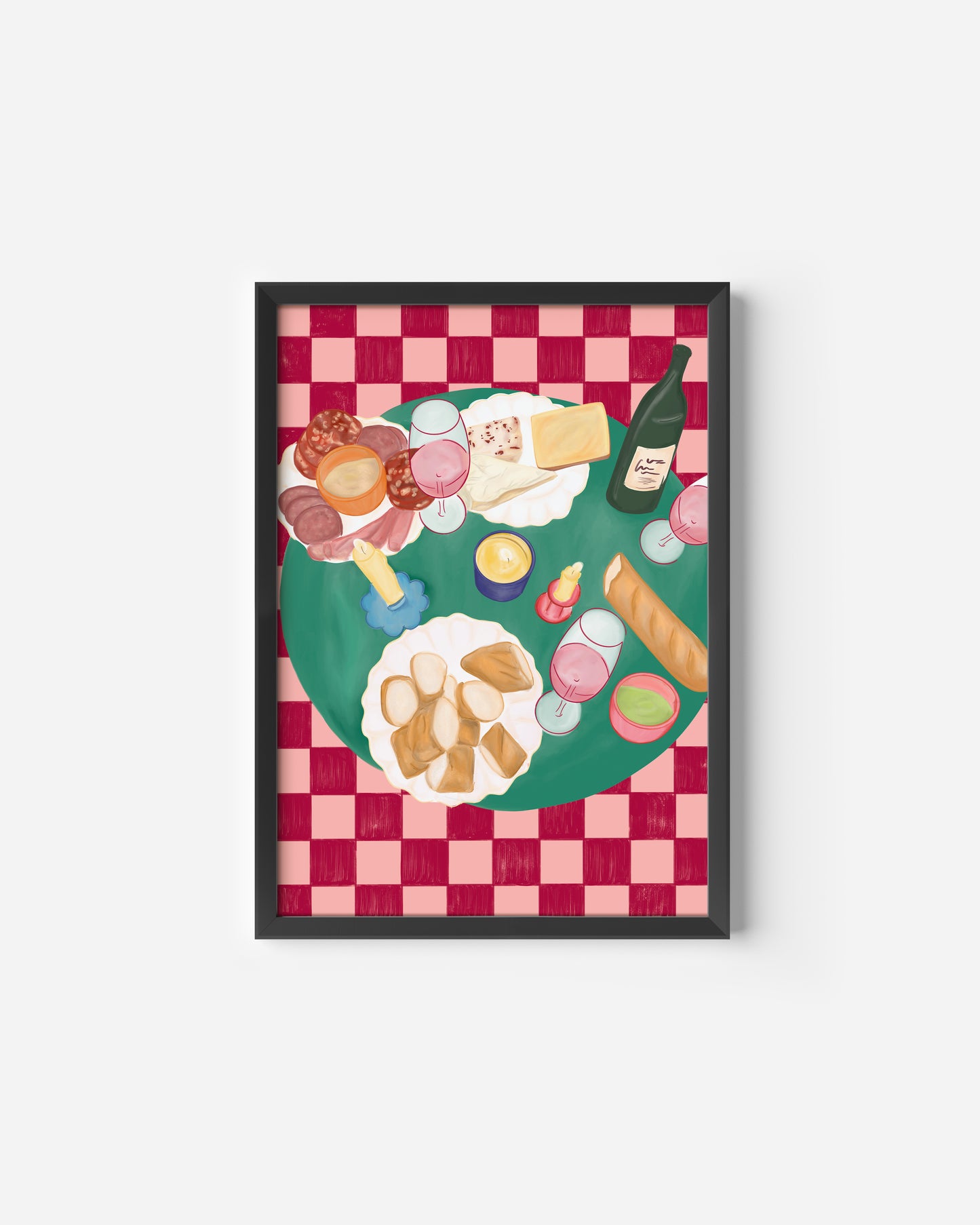 Girl Dinner Print