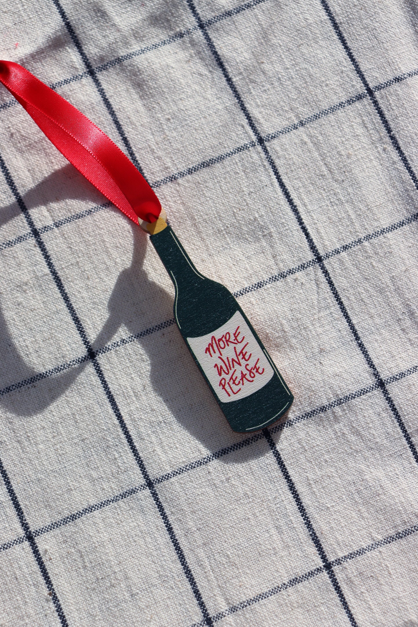 More Wine Please Christmas Decoration