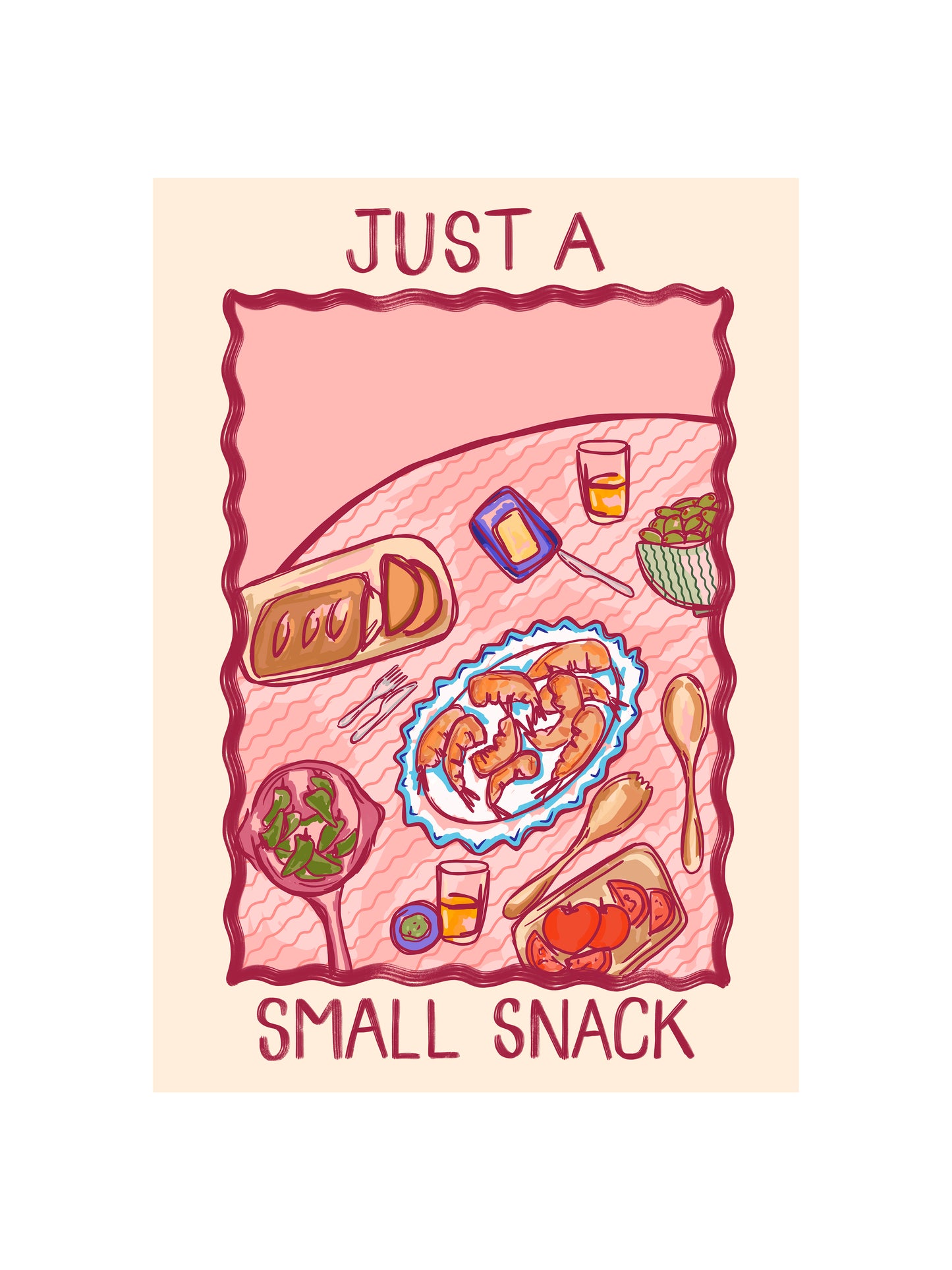 Just a Small Snack Print