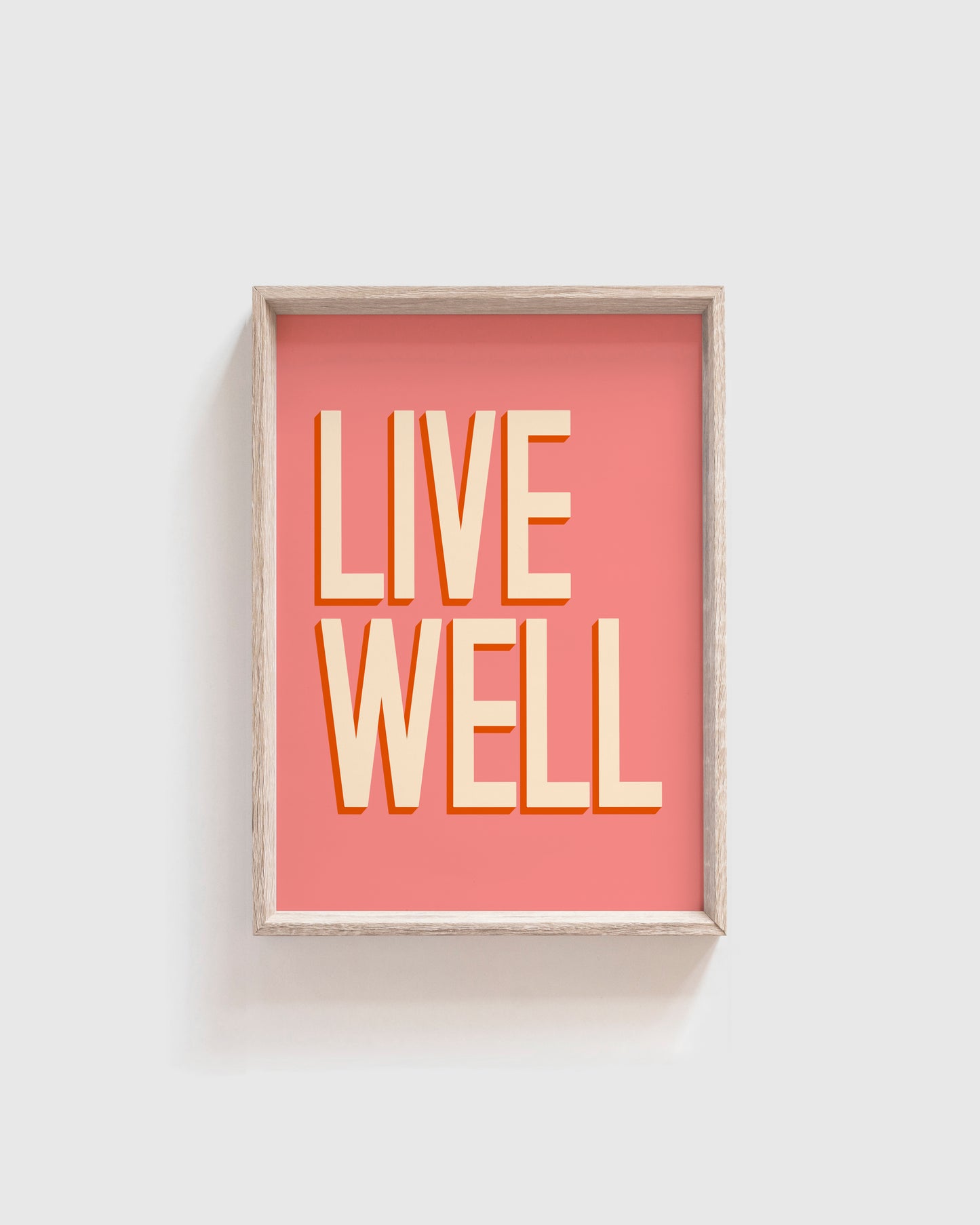 SAMPLE PRINT - Live Well