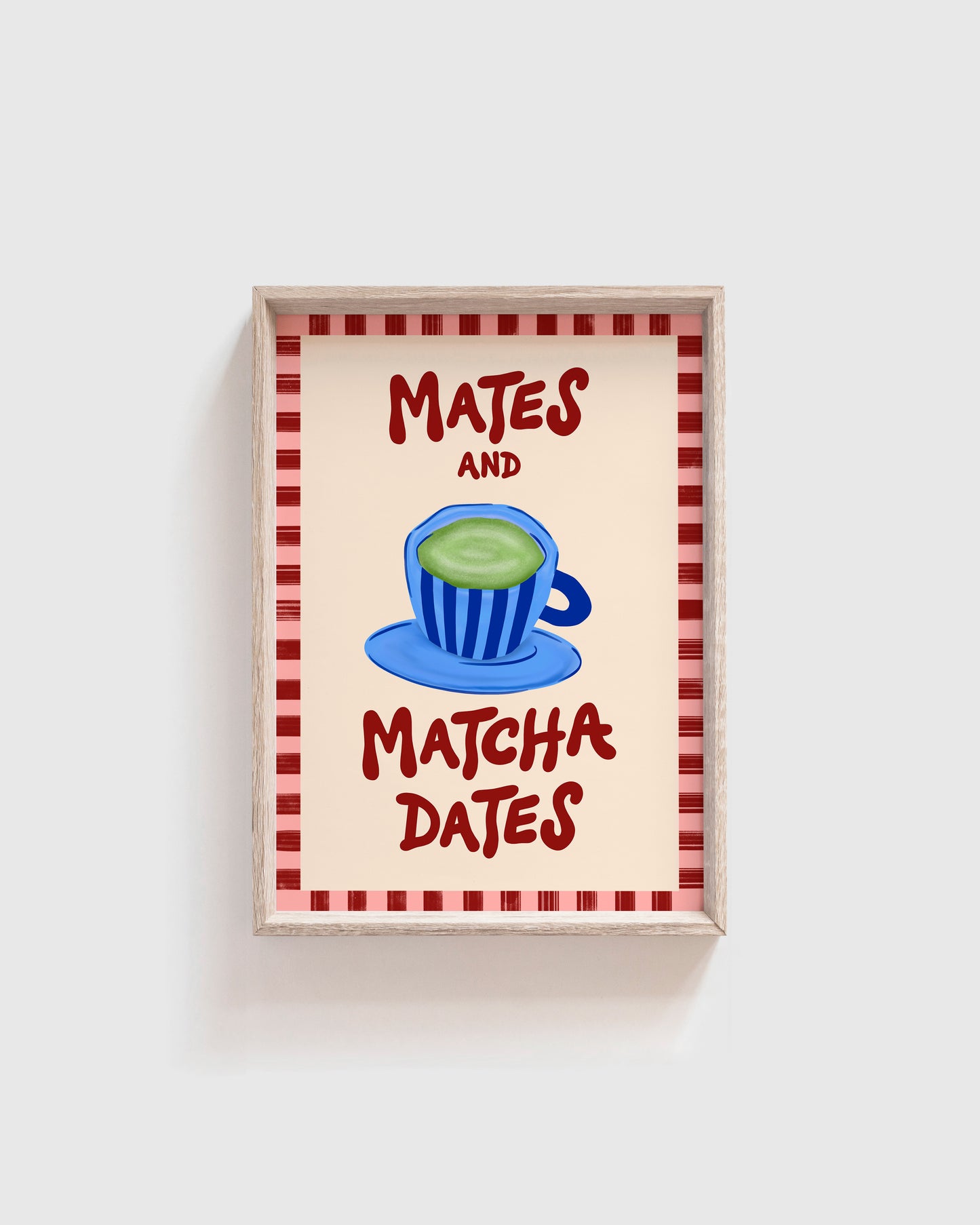 Mates and Matcha Dates Print