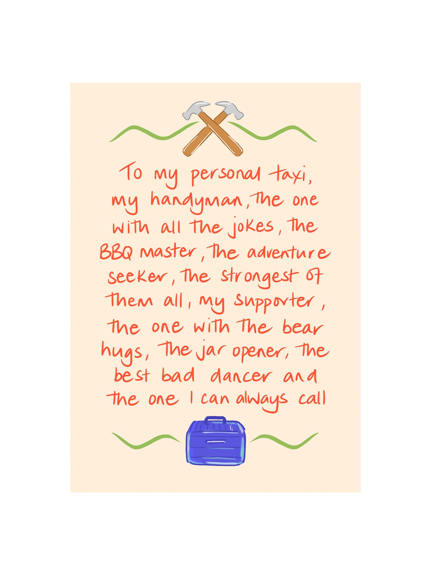 Notes to Dad Card