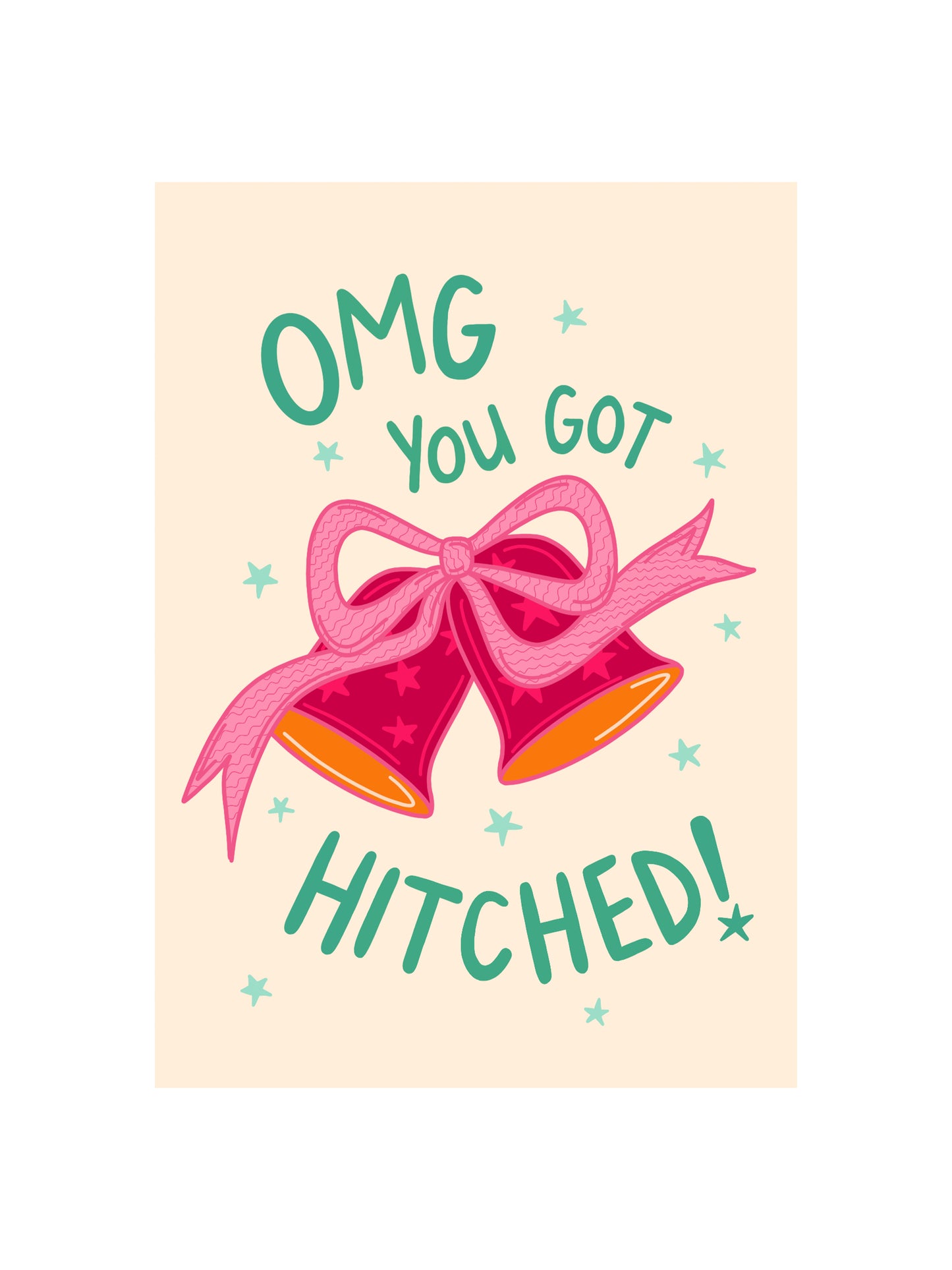 Omg You Got Hitched Card