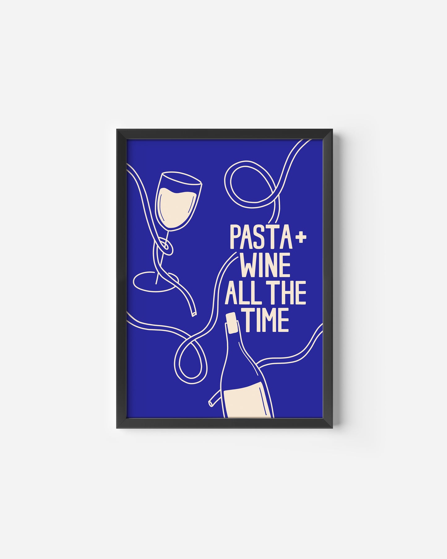 Pasta + Wine Print