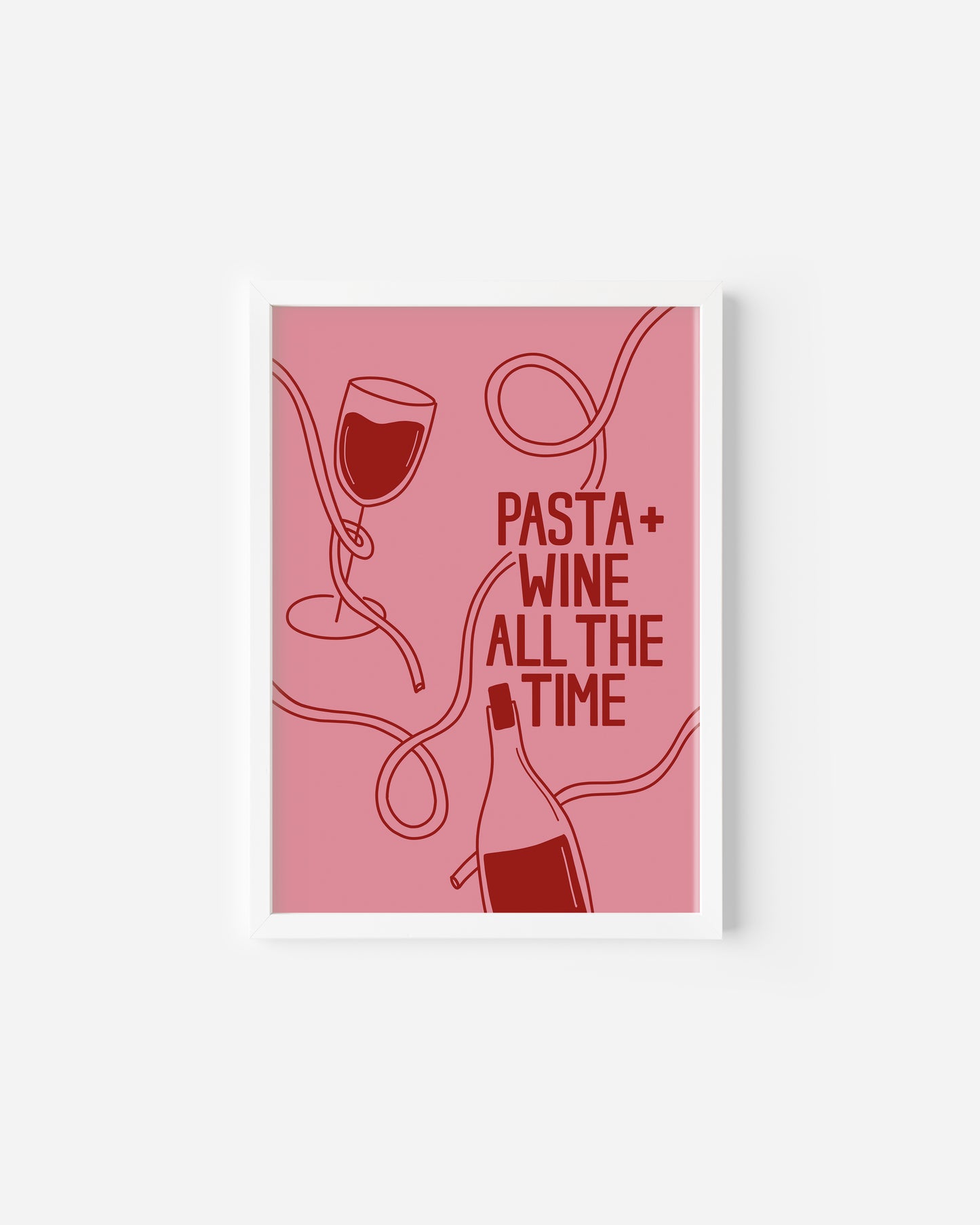 Pasta + Wine Print