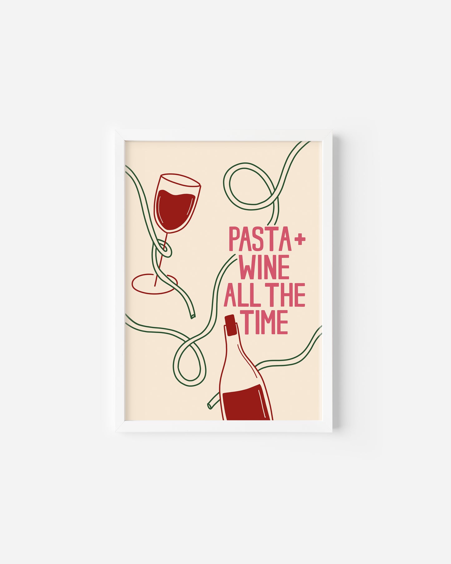 Pasta + Wine Print