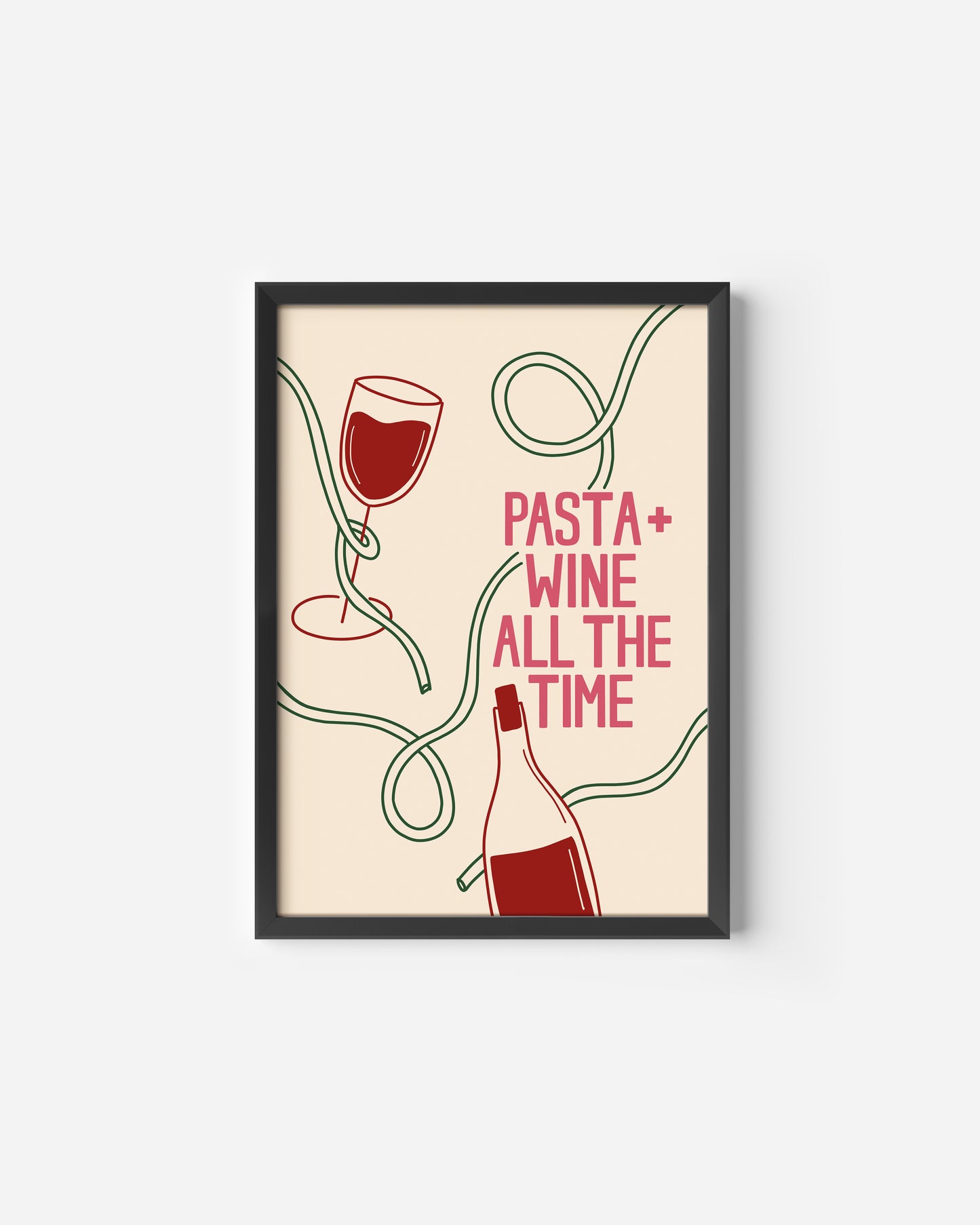 Pasta + Wine Print