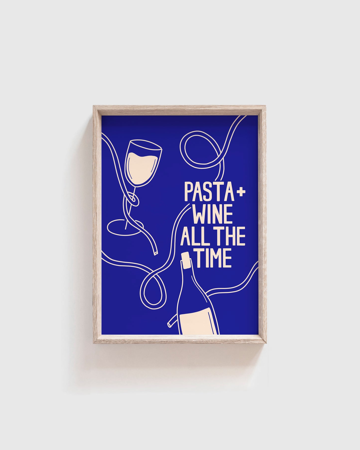 Pasta + Wine Print