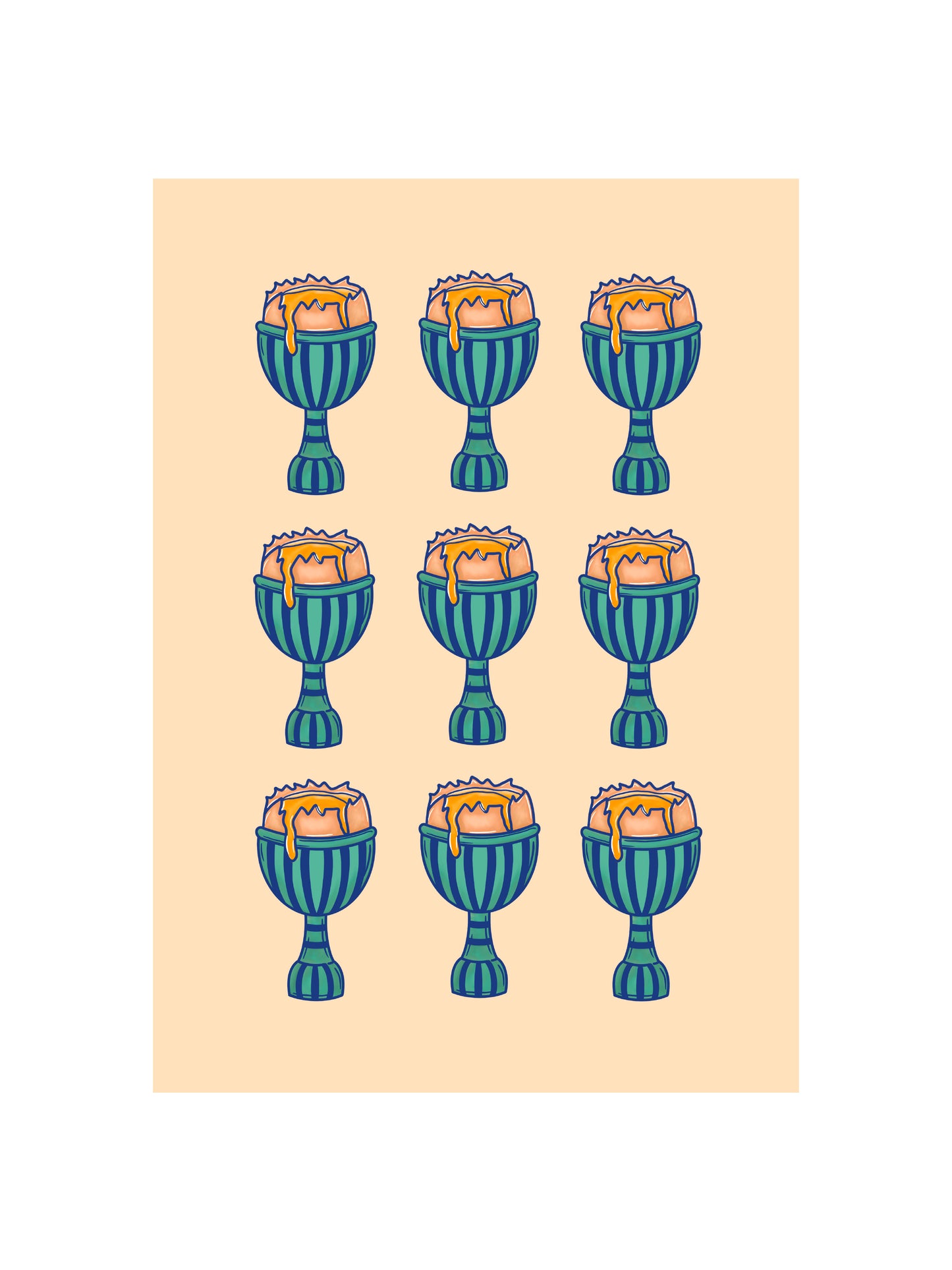 Runny Yolks Print