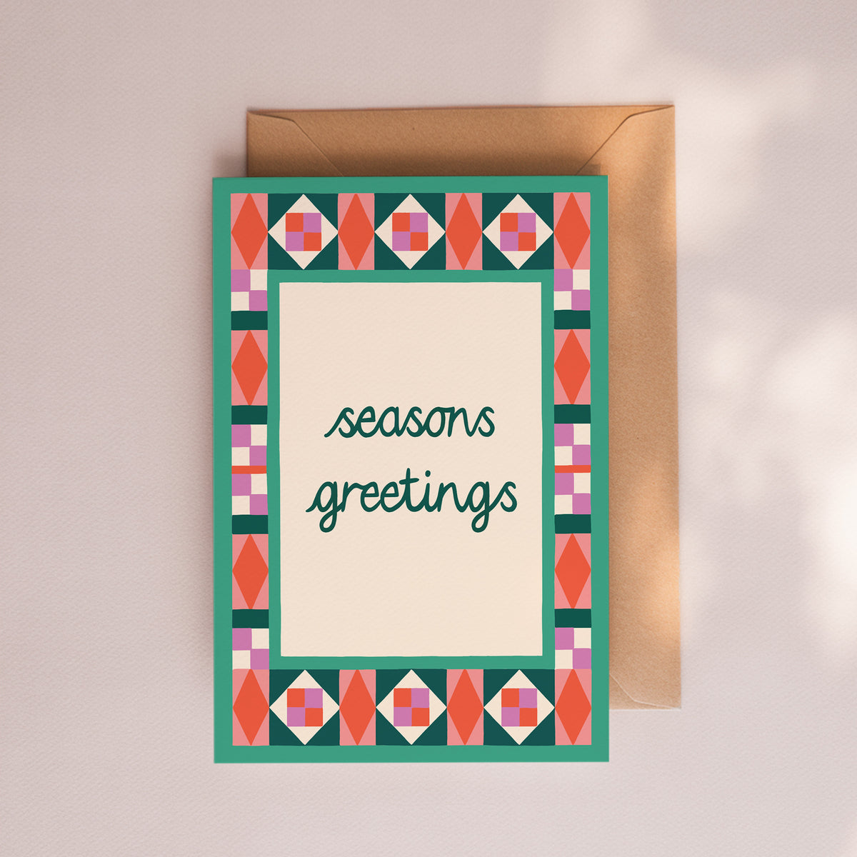 Seasons Greetings Patchwork Card