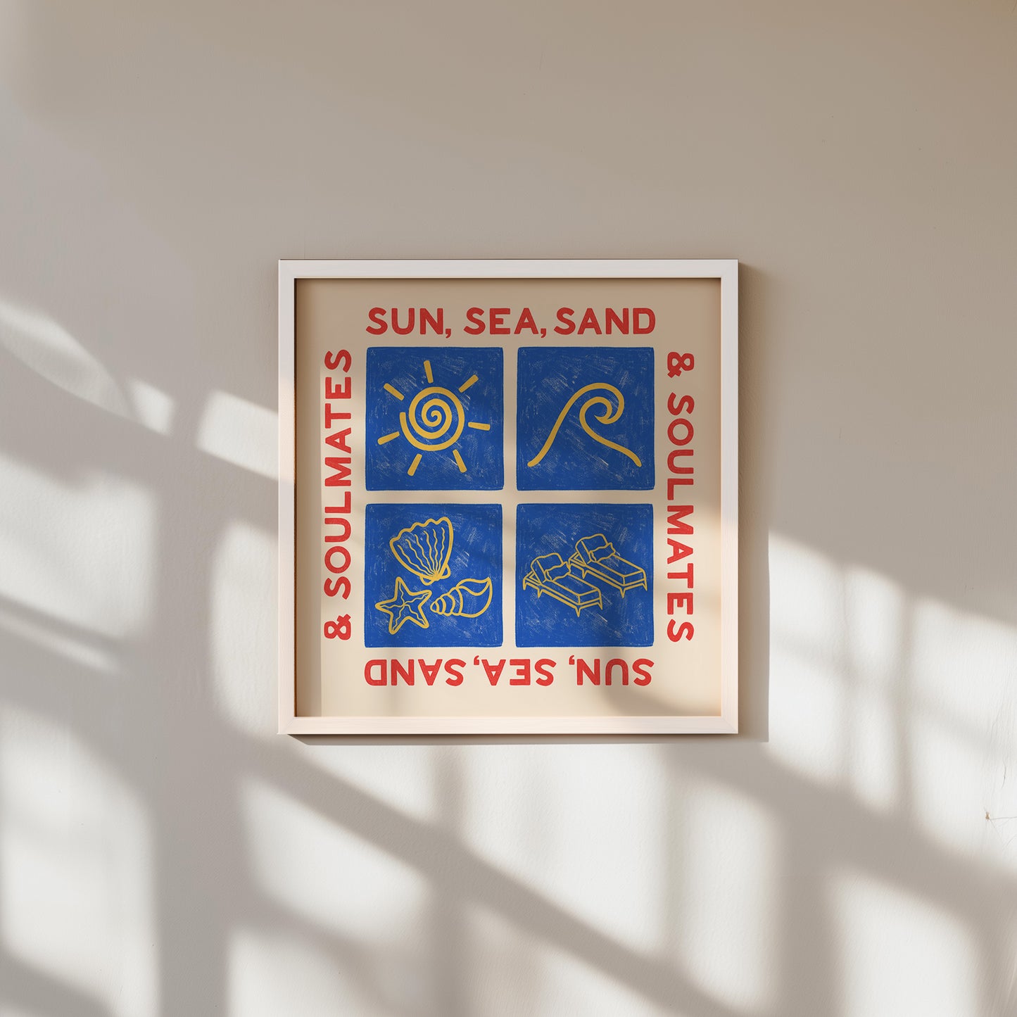 Soulmates Square Print