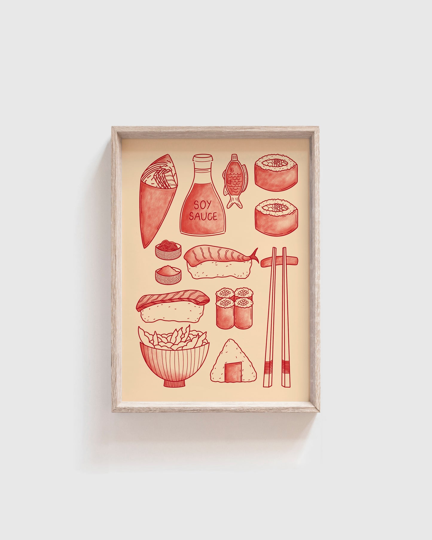 Sushi Dinner Print