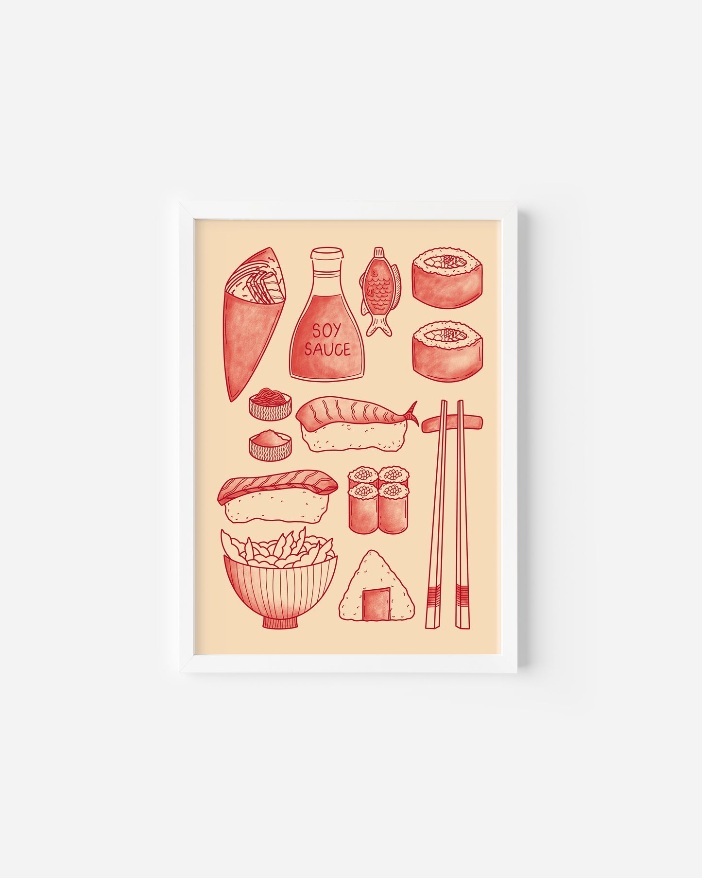 Sushi Dinner Print