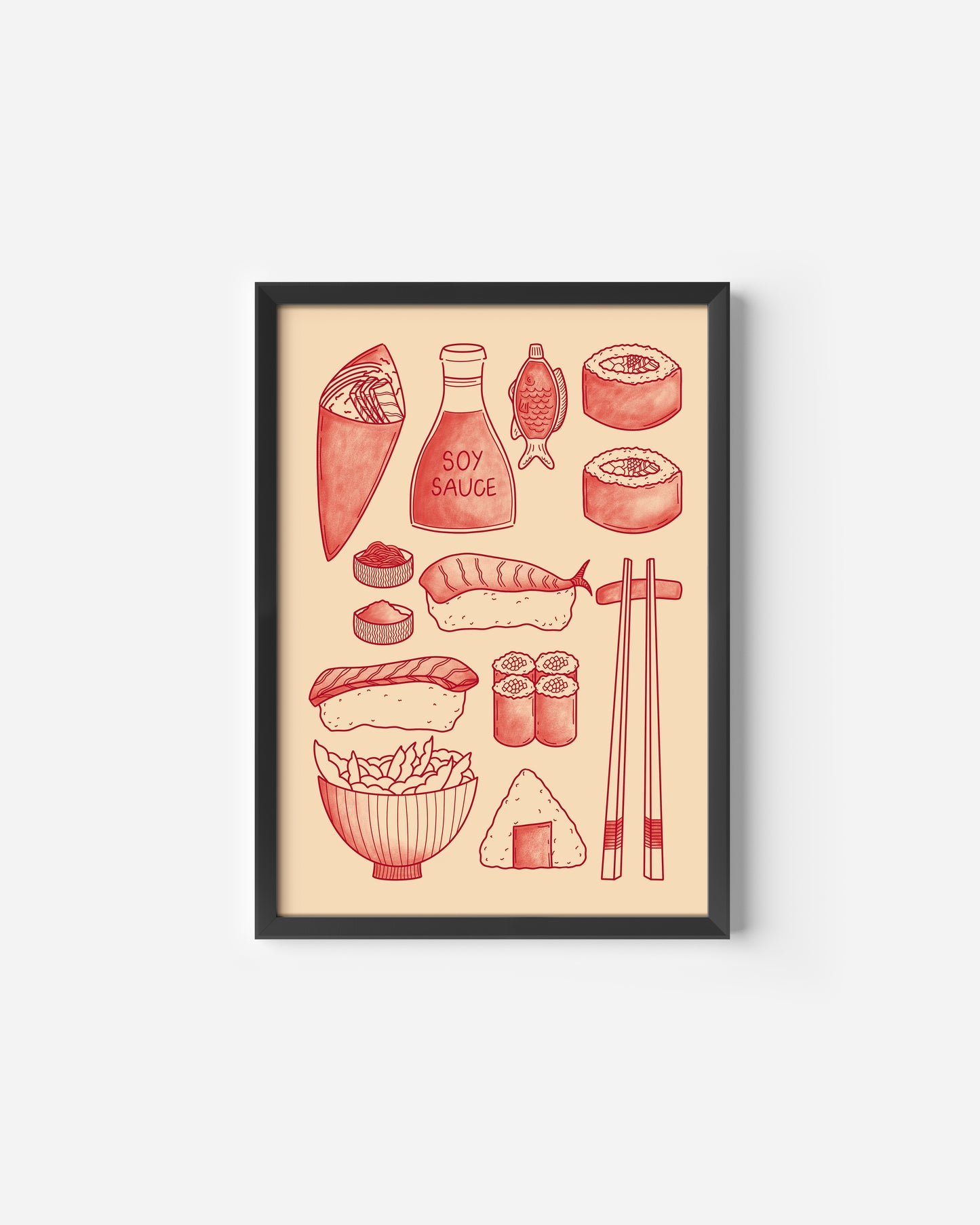 Sushi Dinner Print