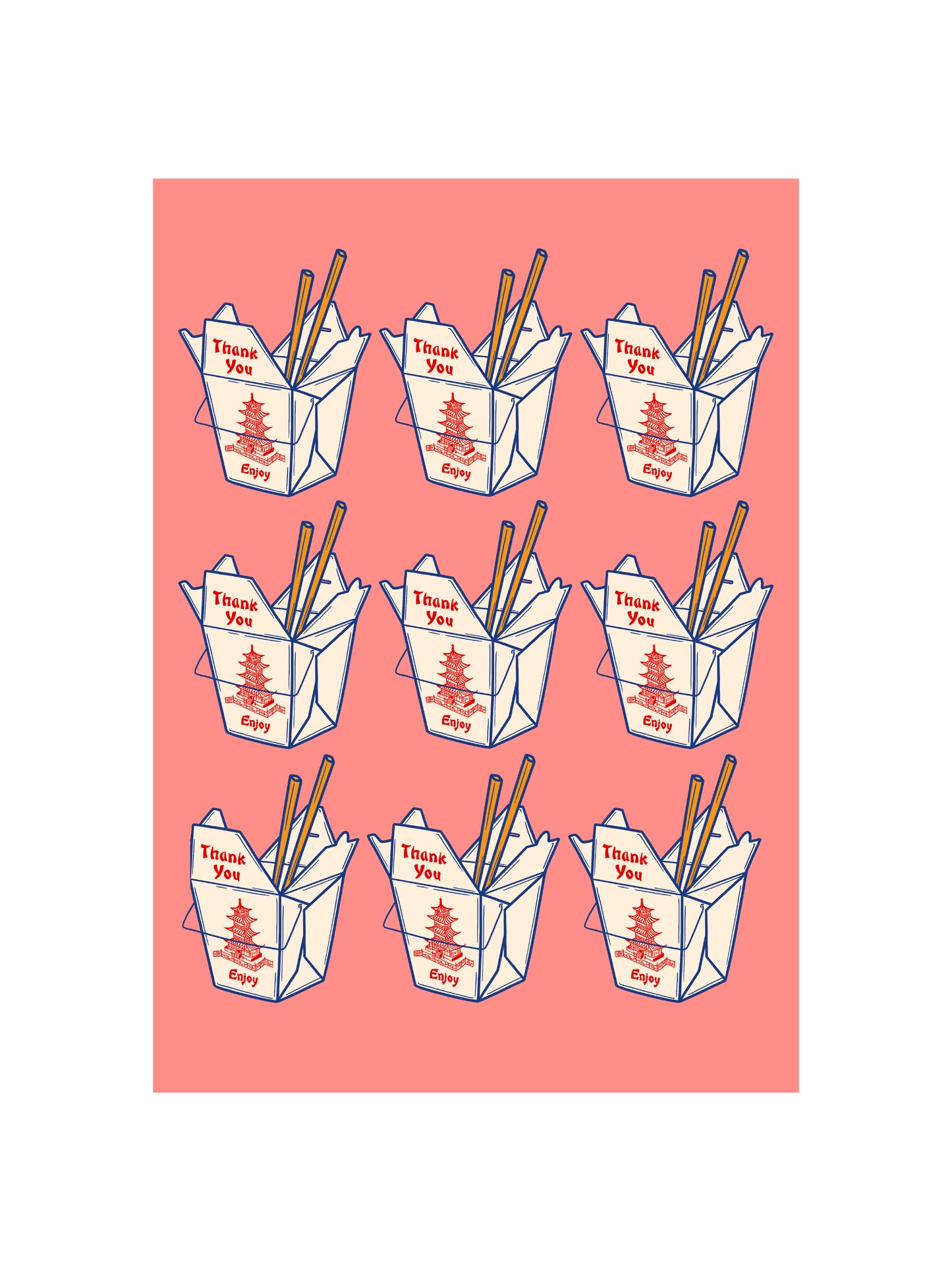 Takeaway Box Print