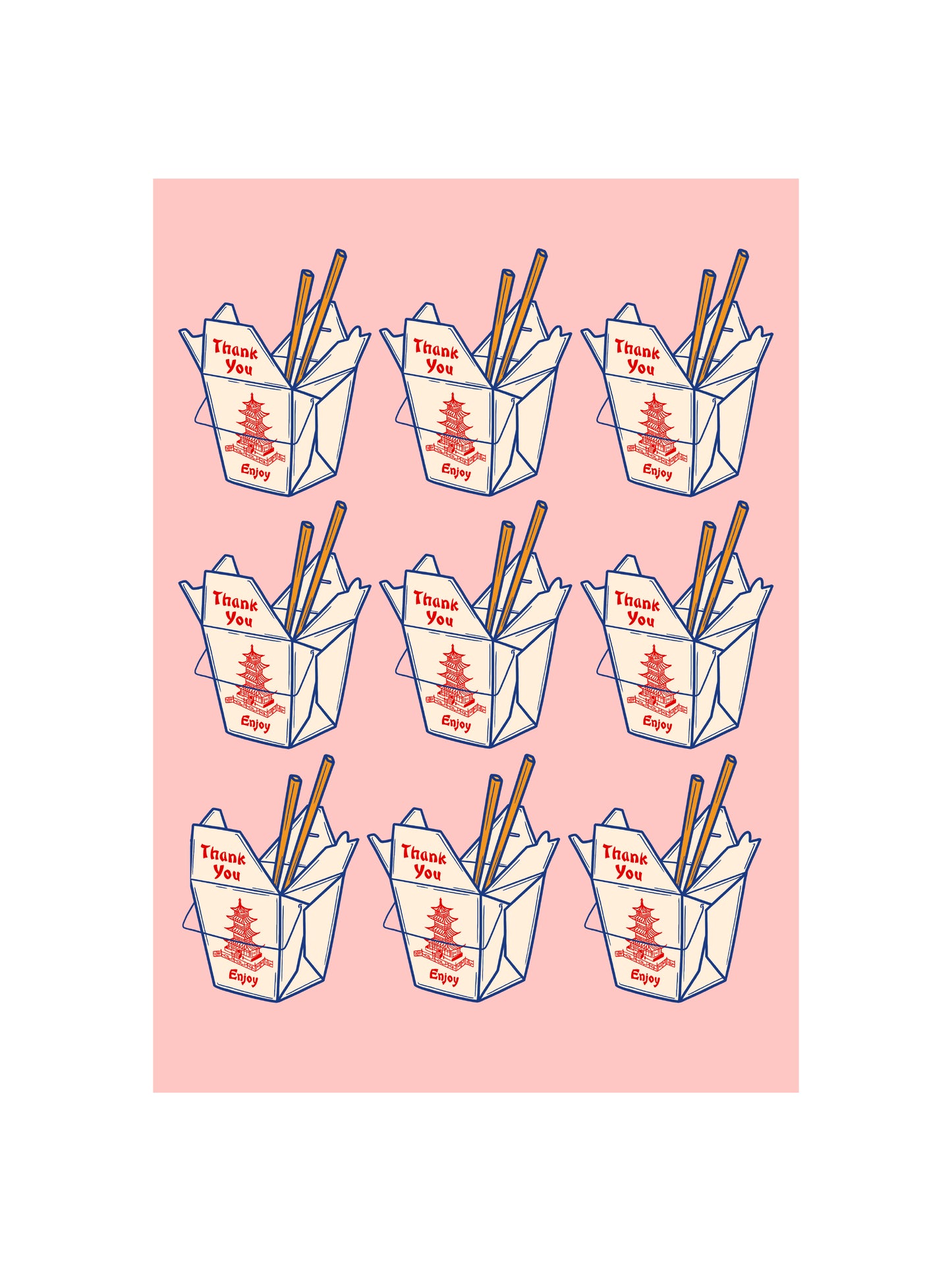 Takeaway Box Print