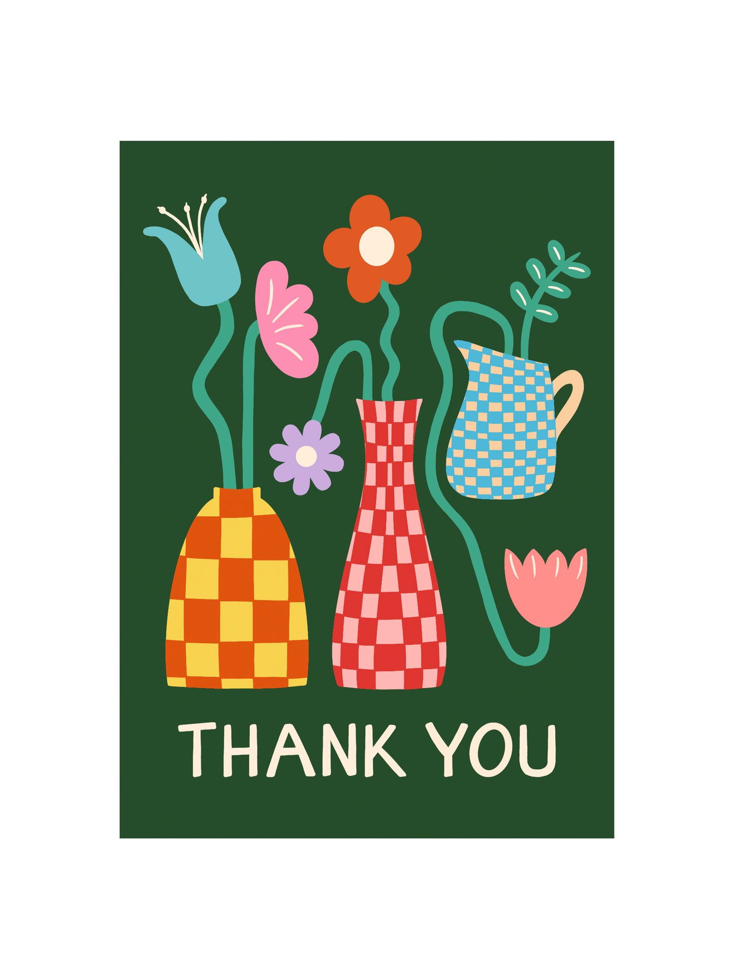 Thank You Flowers Card