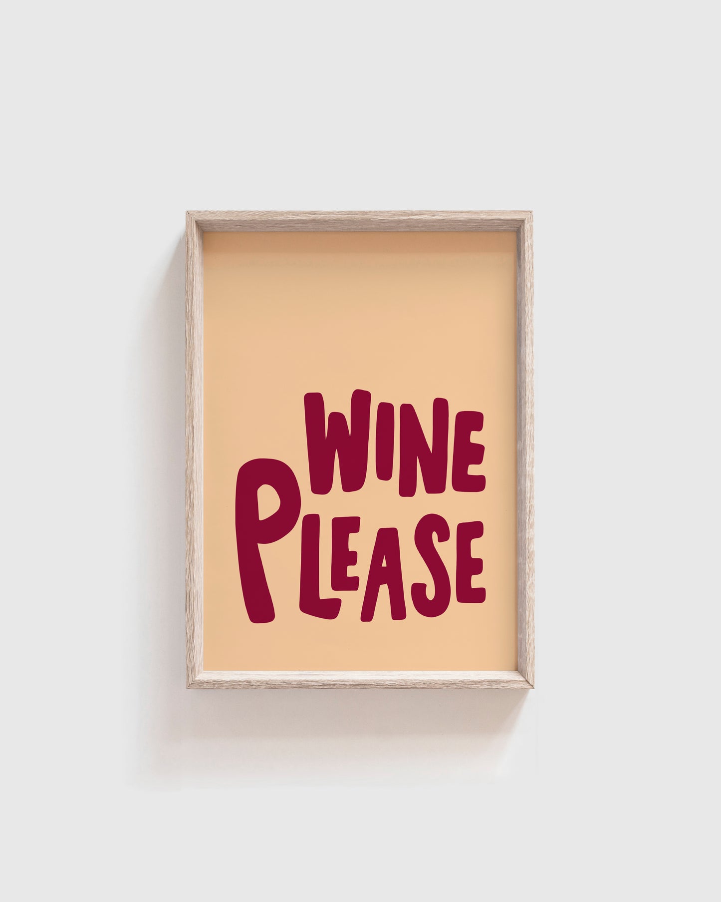 SAMPLE PRINT - Wine Please