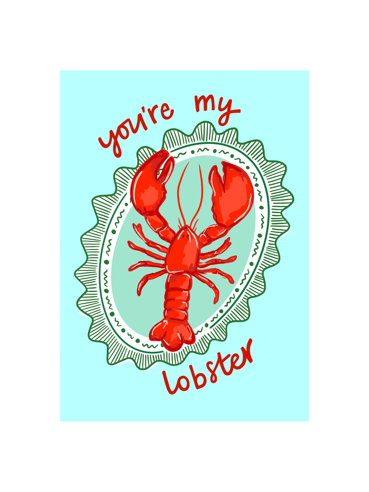 You're My Lobster Card