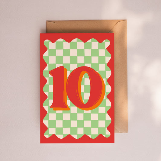 Age 10 Card