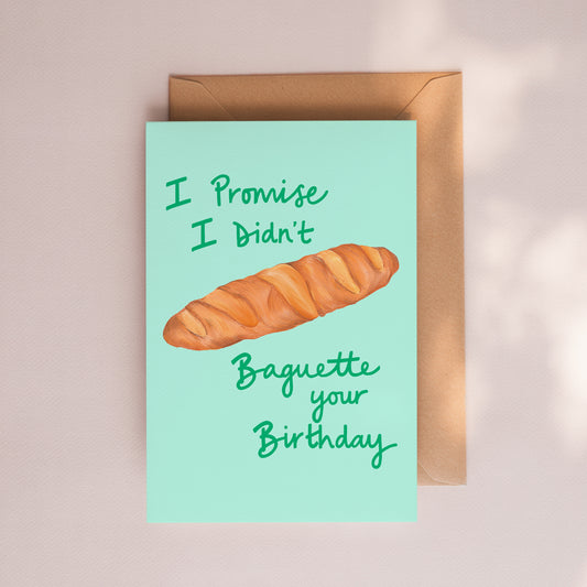 Birthday Baguette Card