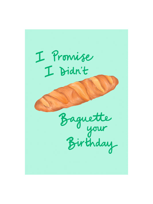 Birthday Baguette Card