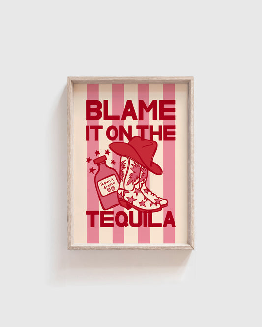 SAMPLE - A5 Blame it on the Tequila Print