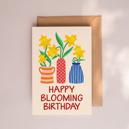 Happy Blooming Birthday Card