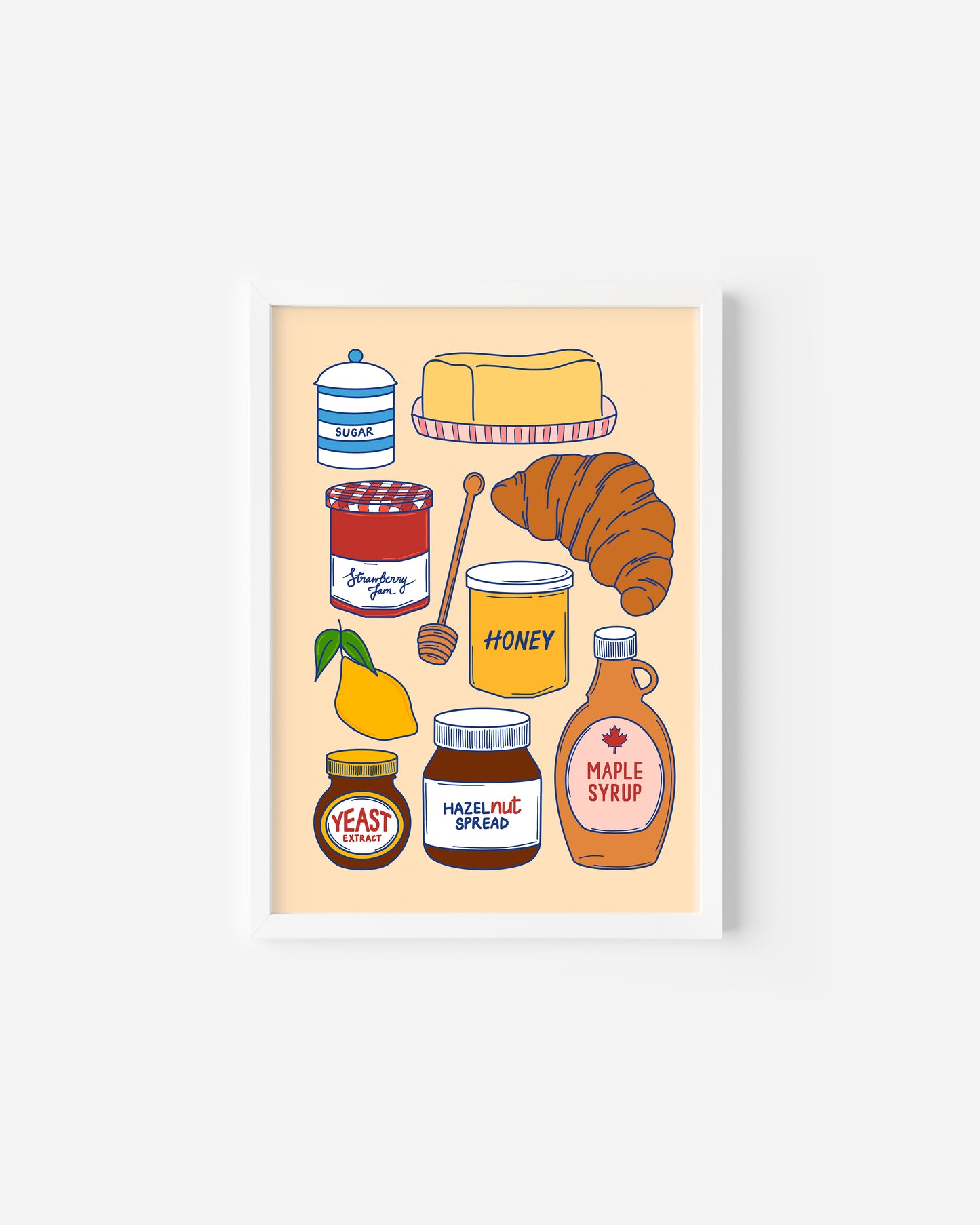 Breakfast Sauces Print