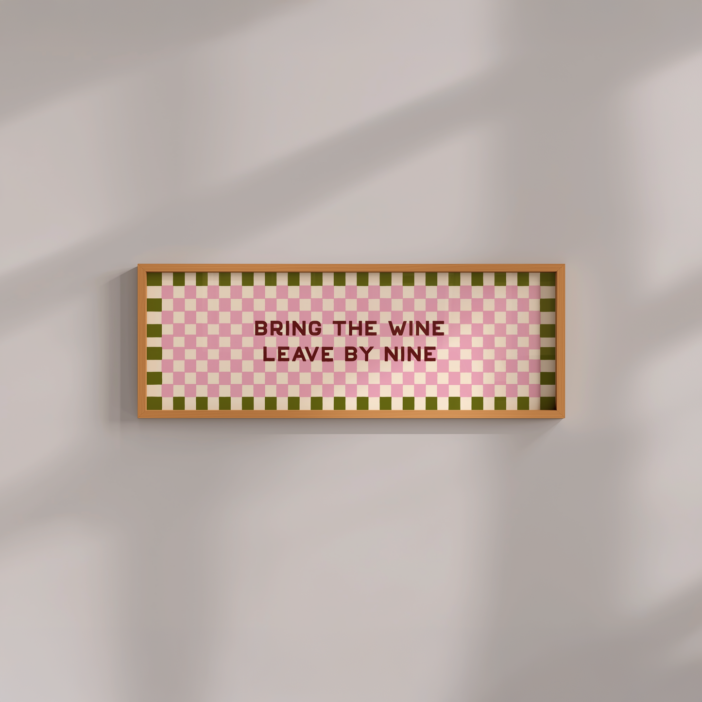 Bring the Wine Framed Print