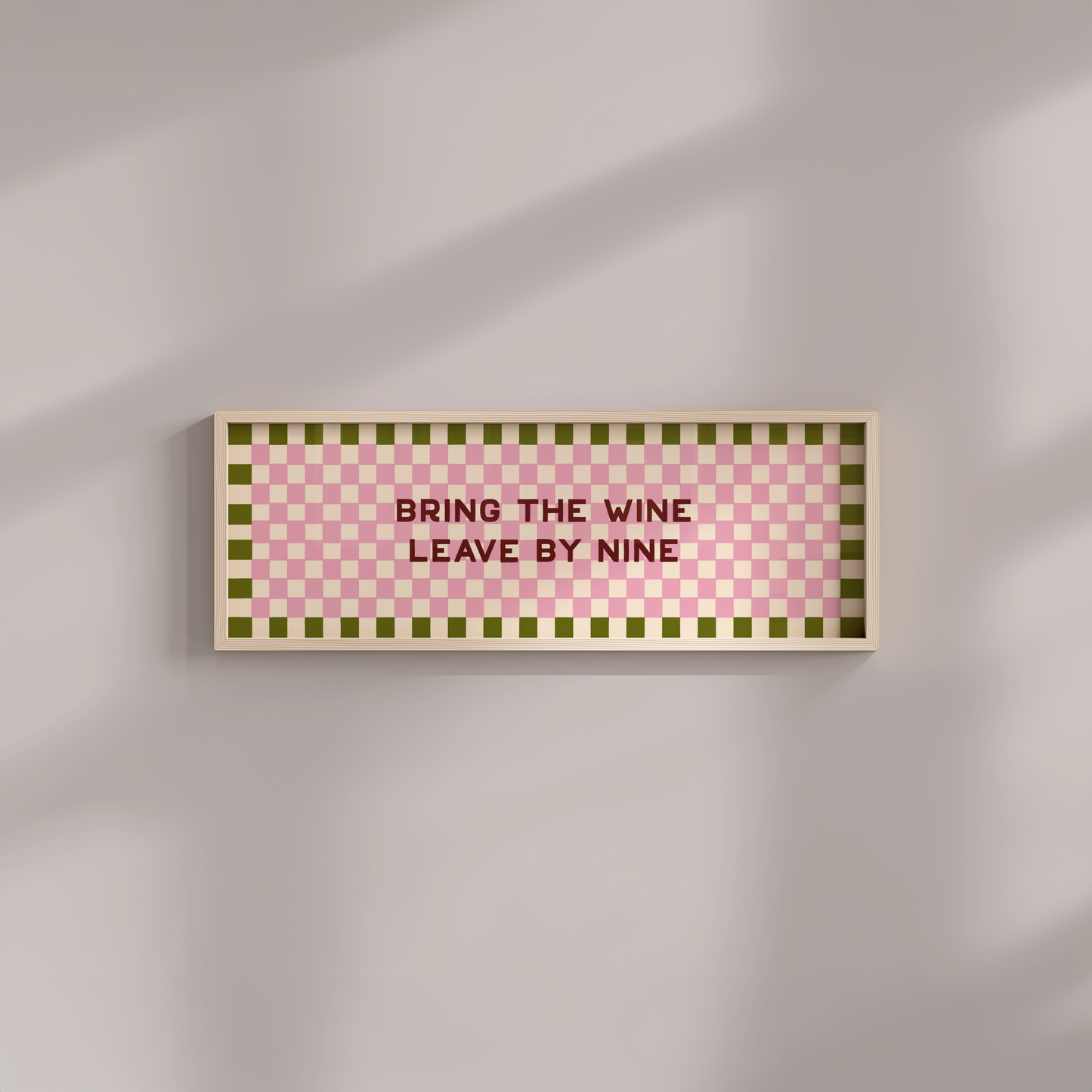 Bring the Wine Framed Print