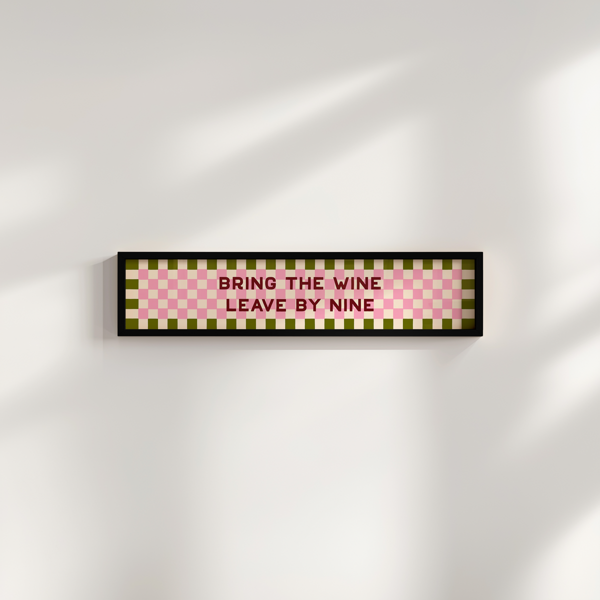 Bring the Wine Framed Print