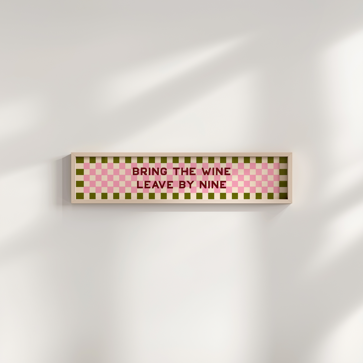 Bring the Wine Framed Print