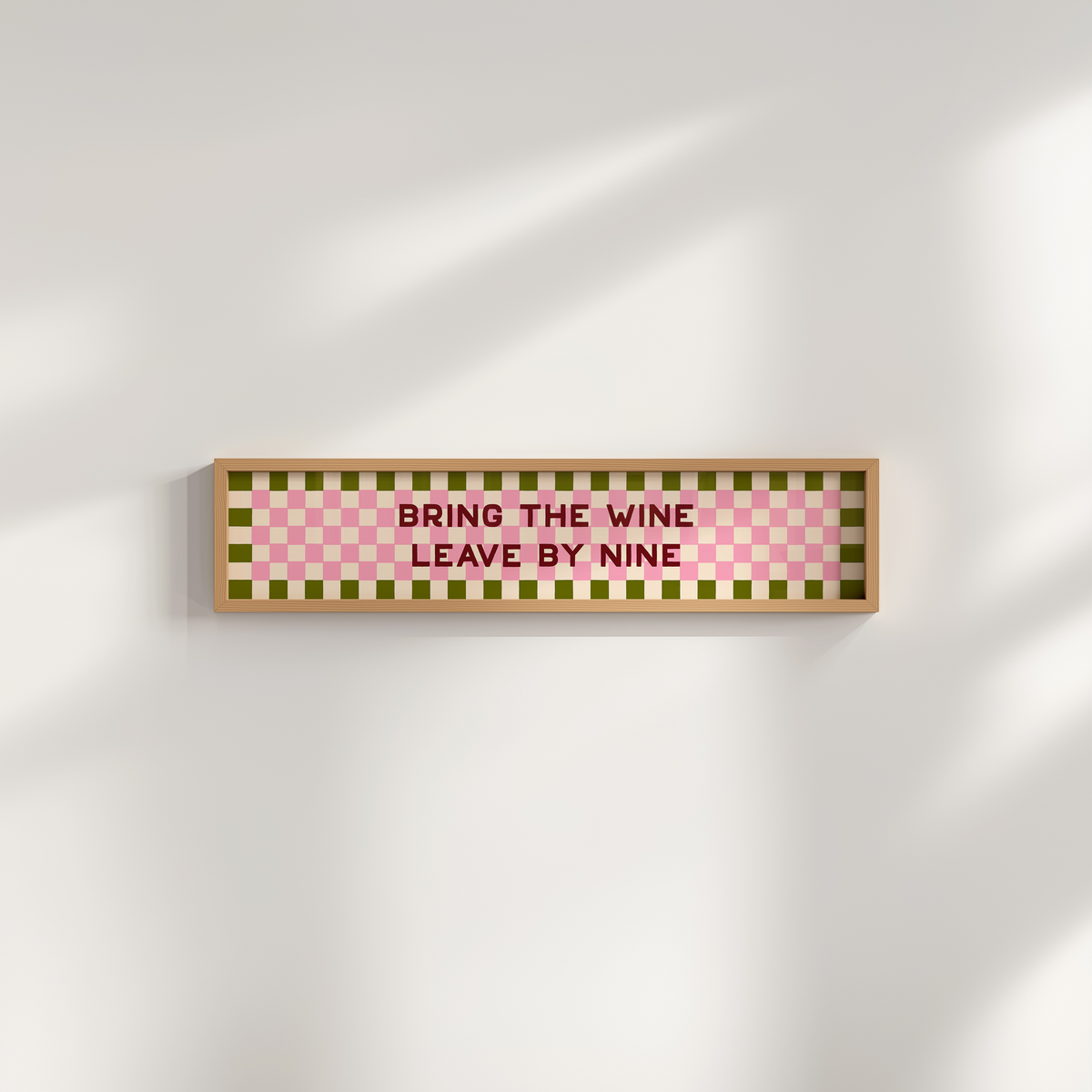Bring the Wine Framed Print
