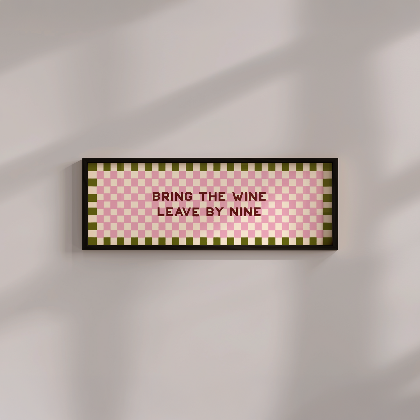 Bring the Wine Framed Print
