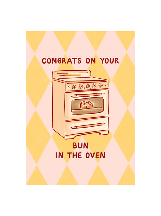 Bun in the Oven Card