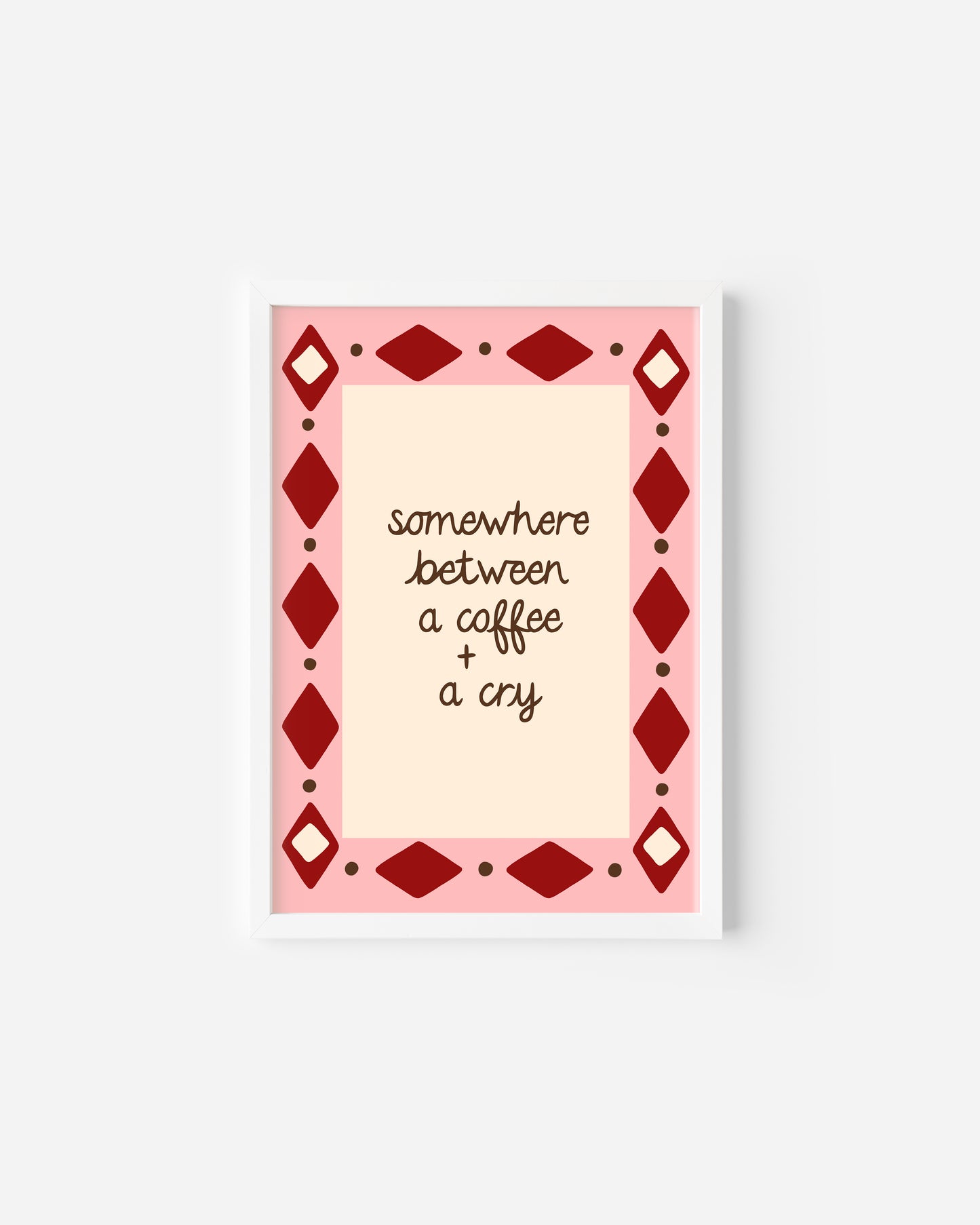 Coffee and a Cry Print