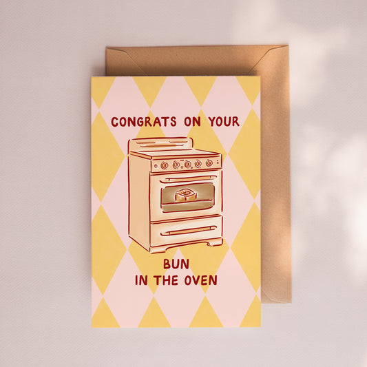 Bun in the Oven Card