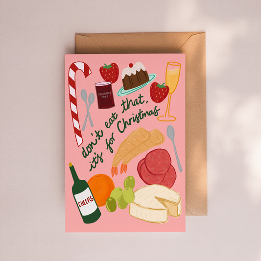Don't Eat That, It's for Christmas Card